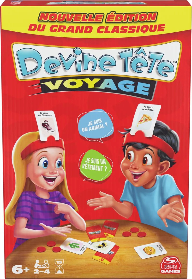 Devine Tête - Voyage from Spin Master Games – box