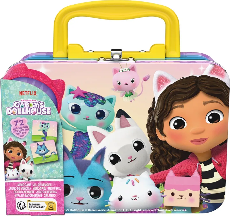 Gabby's Dollhouse Memo Spel de Spin Master Games – boîte
