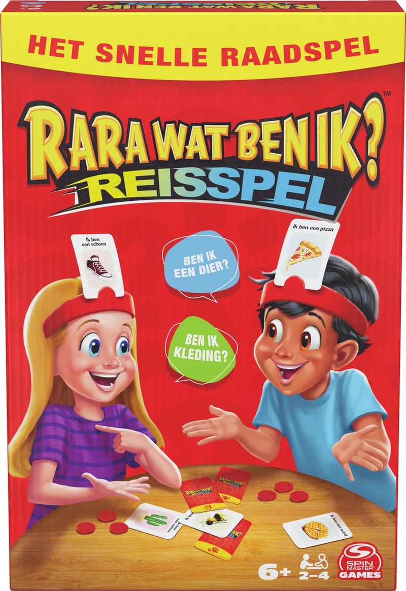 RARA Wat ben ik? Hedbanz – Reisspel – 2-4 Spelers – Nederlandstalig de Spin Master Games – boîte