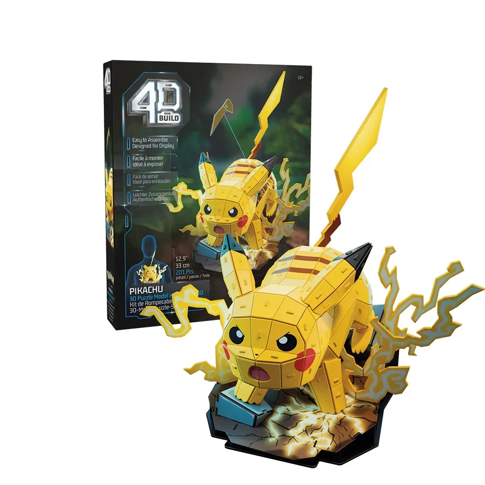 Pokemon Pikachu 4d Puzzel fra Spin Master – æske