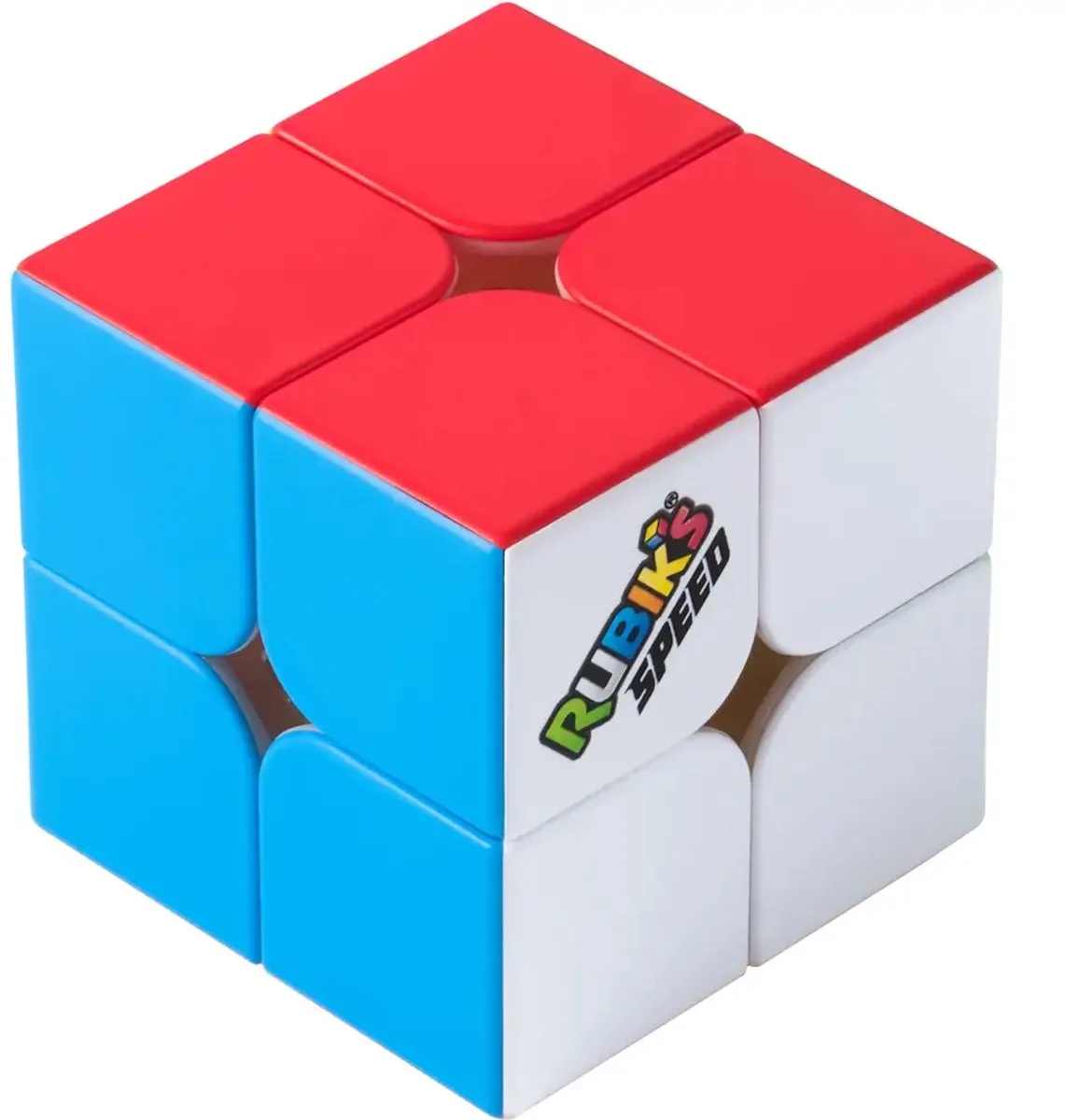 Rubiks 2x2 Speed Cube puzzel voor kinderen en volwassenen. från Spin Master, utgåva Flerfärgad – kartong