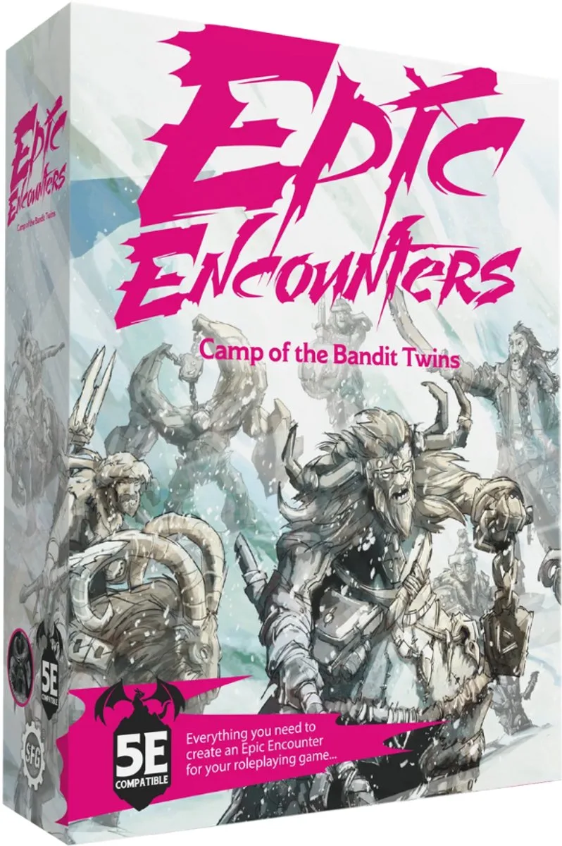 Epic Encounters Camp of the Bandit Twins - RPG Miniaturen - Steamforged Games van Steamforged Games – doos