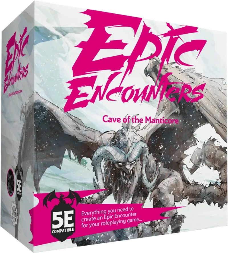 Epic Encounters Cave of the Manticore - RPG Miniaturen - Steamforged Games from Steamforged Games – box