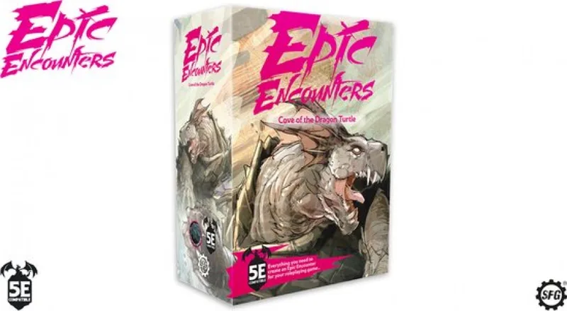 Epic Encounters Cove of the Dragon Turtle - RPG Miniaturen - Steamforged Games from Steamforged Games – box