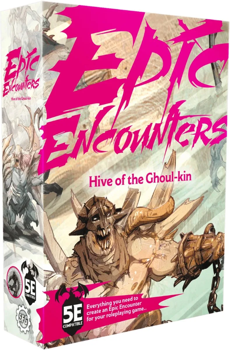 Epic Encounters Hive of the Ghoul-kin - RPG Miniaturen - Steamforged Games from Steamforged Games – box