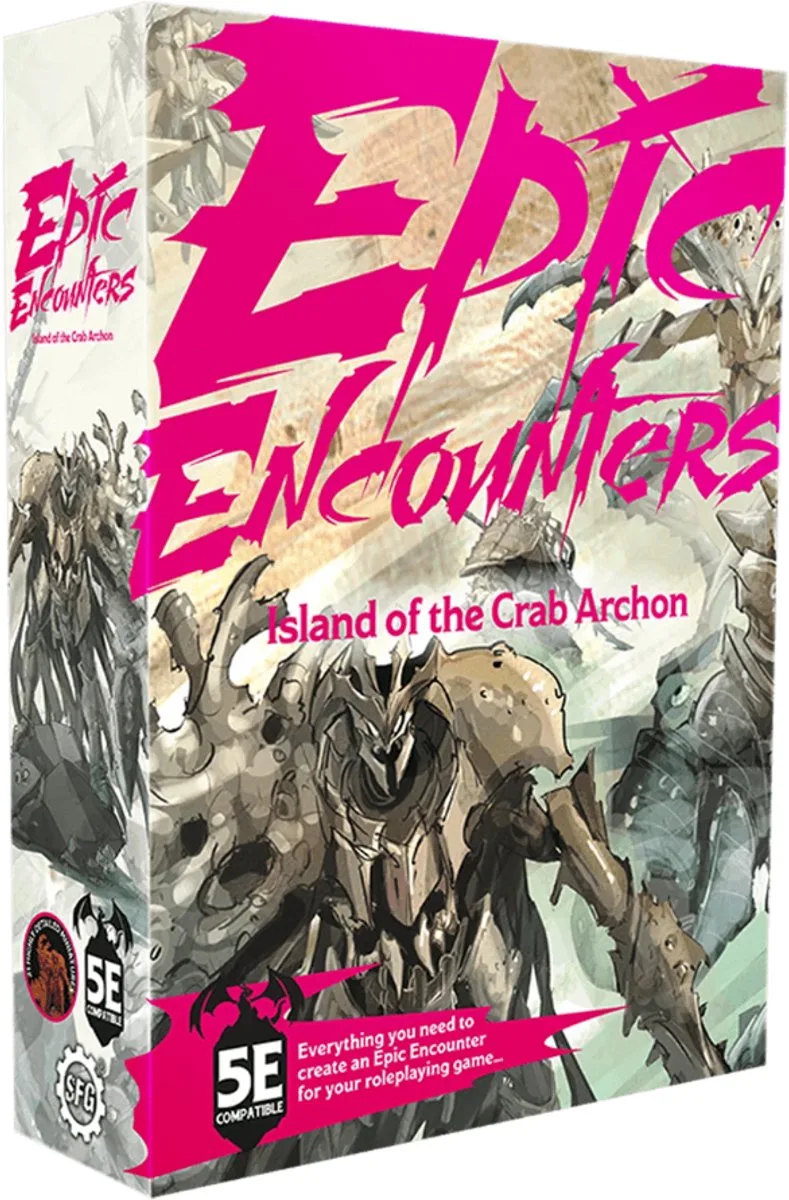 Epic Encounters Island of the Crab Archon - RPG Miniaturen - Steamforged Games van Steamforged Games – doos