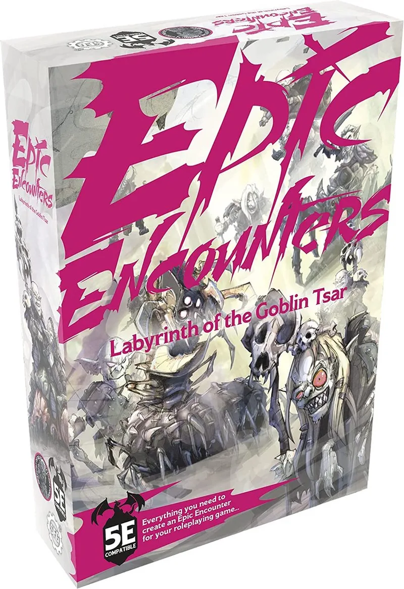 Epic Encounters Labyrinth of the Goblin Tsar - RPG Miniaturen - Steamforged Games de Steamforged Games – boîte