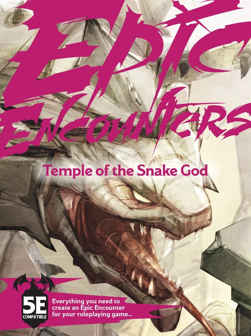 Epic Encounters Temple of the Snake God - RPG Miniaturen - Steamforged Games from Steamforged Games – box