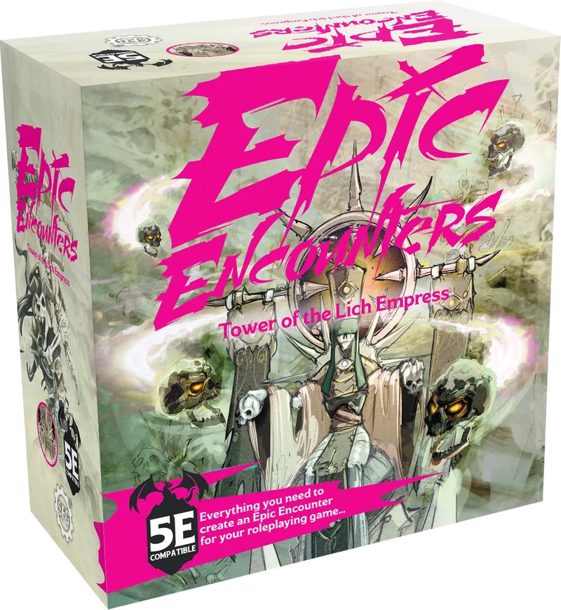 Epic Encounters Tower of the Lich Empress - RPG Miniaturen - Steamforged Games van Steamforged Games – doos