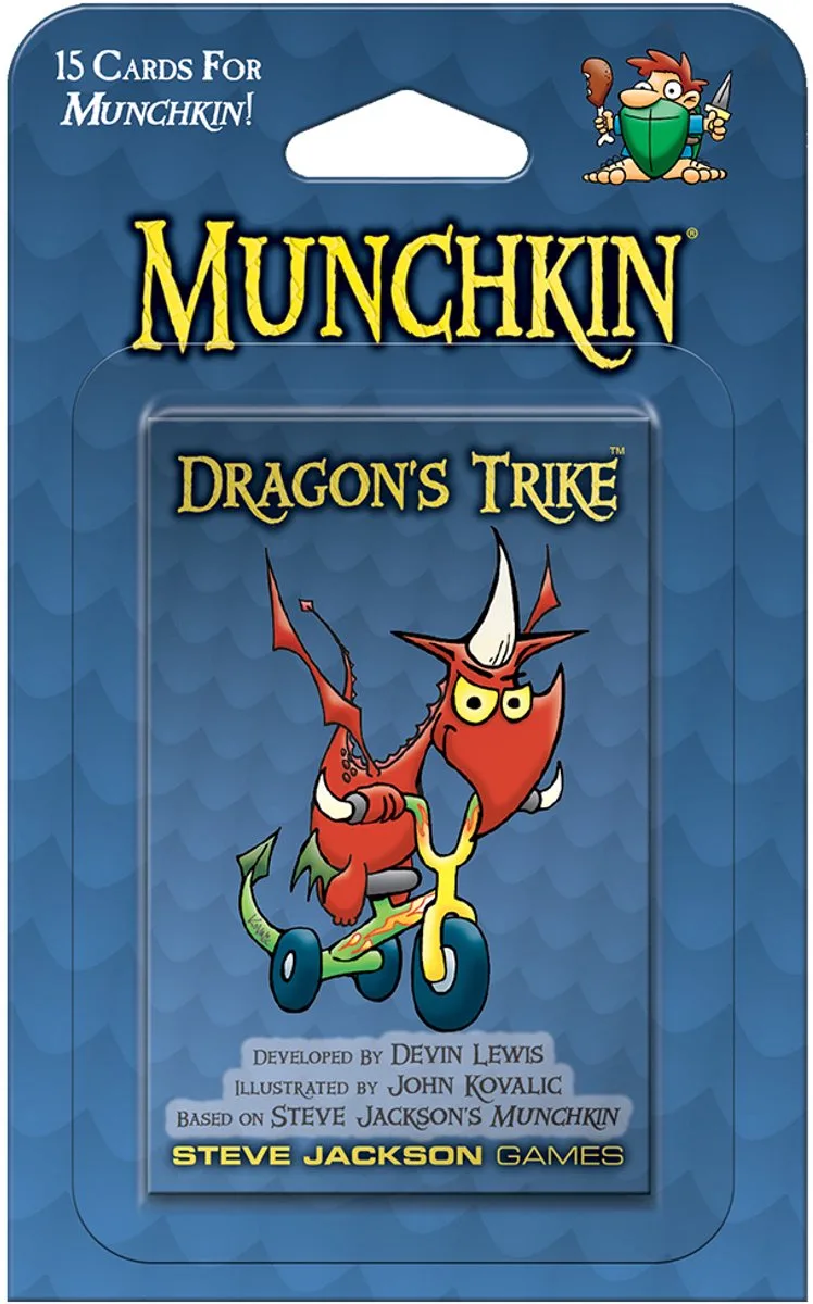 Asmodee Munchkin Dragon's Trike booster pack - EN from Steve Jackson Games – box