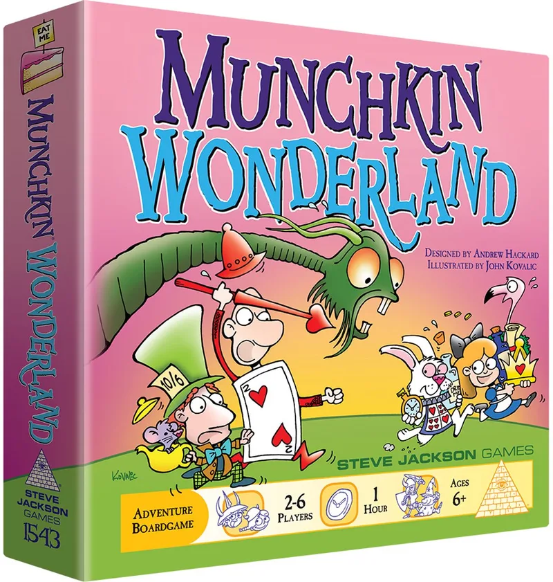 Asmodee Munchkin Wonderland - Kaartspel - Engelstalig - Steve Jackson Games van Steve Jackson Games – doos