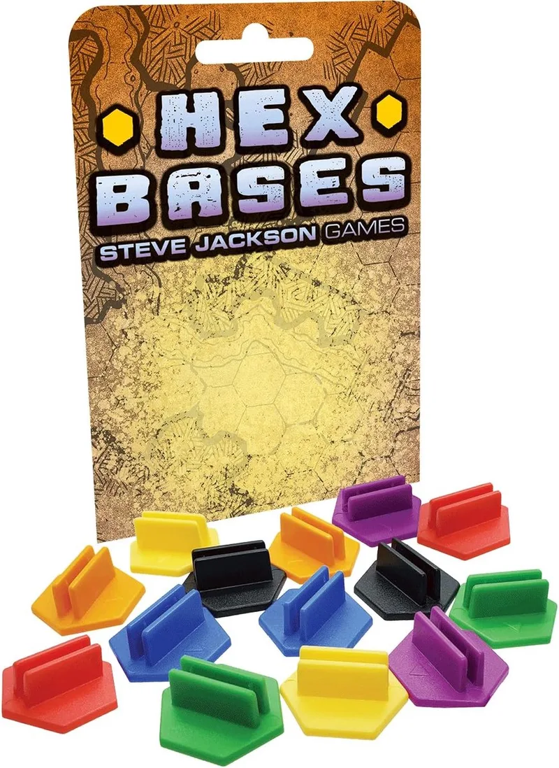 Hex Bases - Steve Jackson Games van Steve Jackson Games, editie Meerkleurig – doos