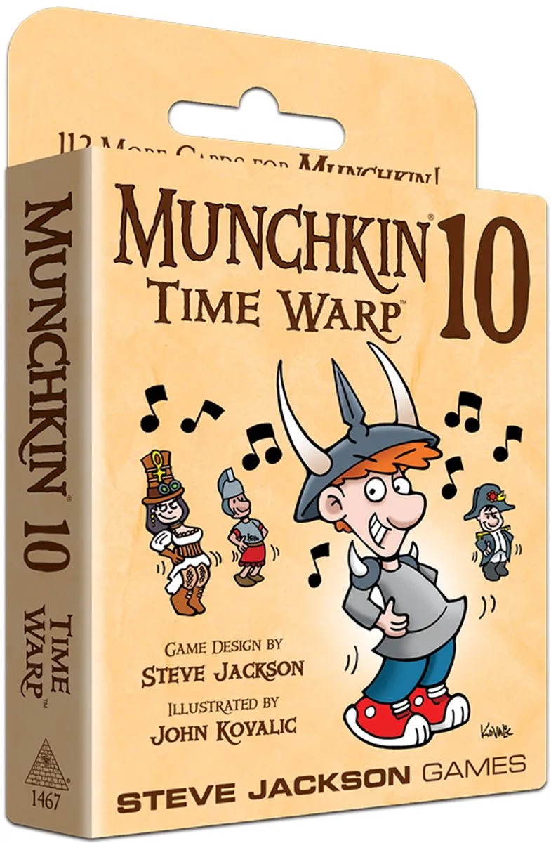 Munchkin 10: Time Warp - Uitbreiding - Engelstalig - Steve Jackson Games von Steve Jackson Games – Schachtel