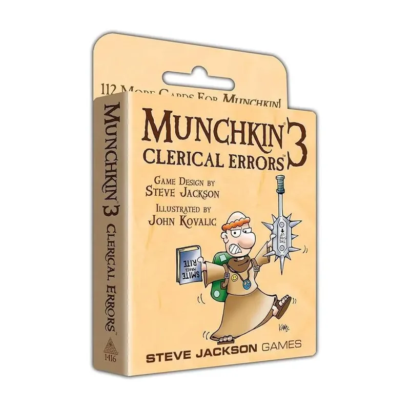 Munchkin 3 Clerical Errors van Steve Jackson Games – doos