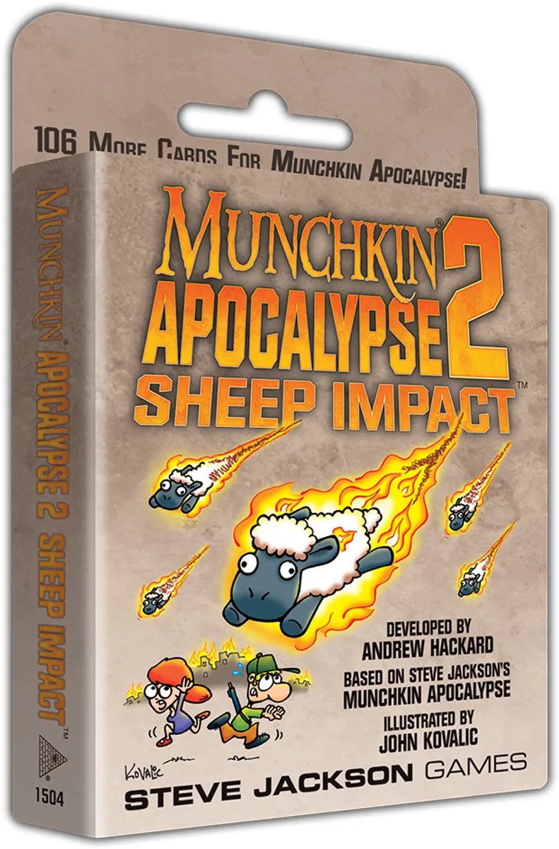 Munchkin Apocalypse 2 Sheep Impact - Kaartspel von Steve Jackson Games – Schachtel
