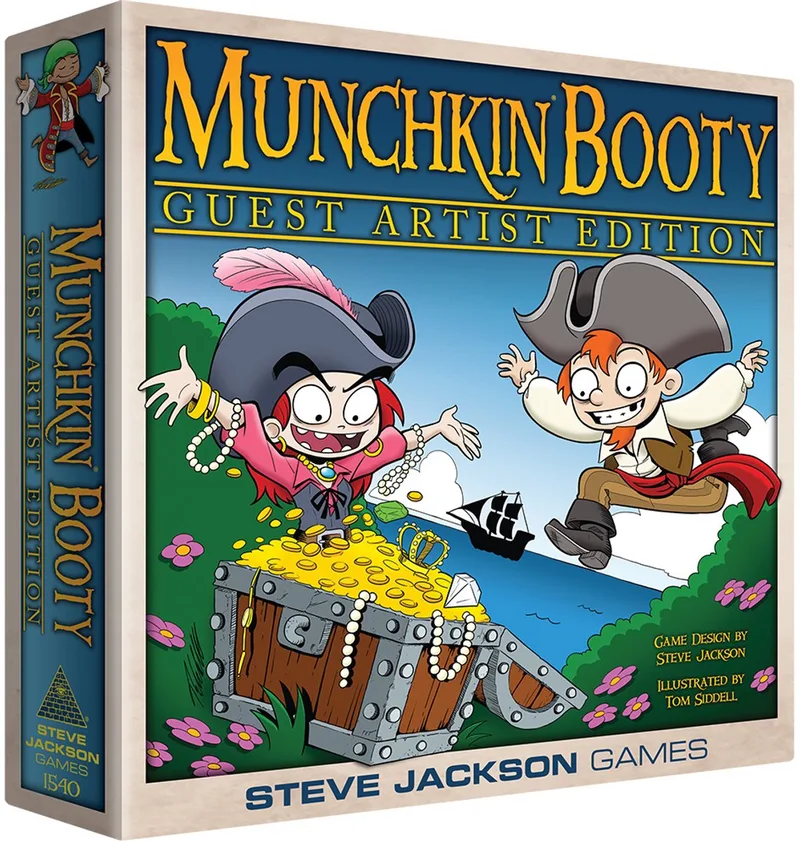 Munchkin Booty: Guest Artist Edition - Kaartspel - Engelstalig - Steve Jackson Games von Steve Jackson Games – Schachtel