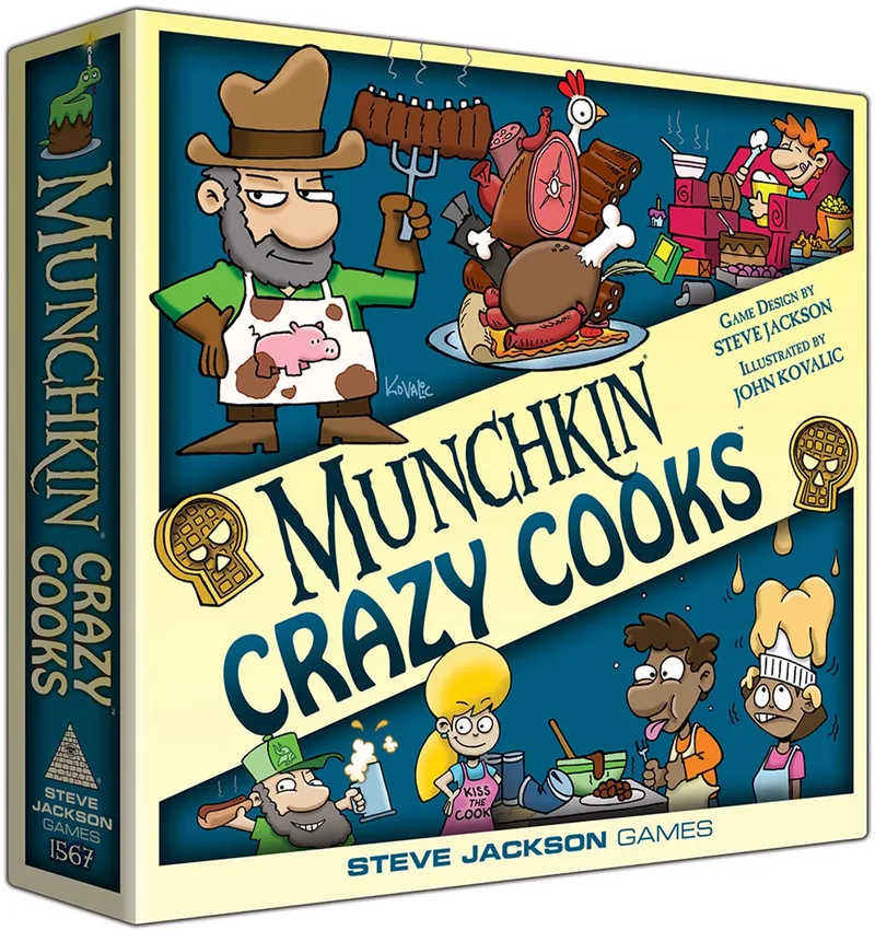 Munchkin Crazy Cooks - Kaartspel - Engelstalig - Steve Jackson Games van Steve Jackson Games – doos