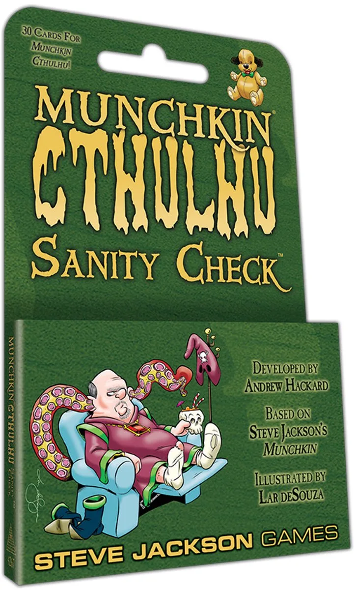 Munchkin Cthulhu Sanity Check - Uitbreiding - Engelstalig - Steve Jackson Games van Steve Jackson Games – doos