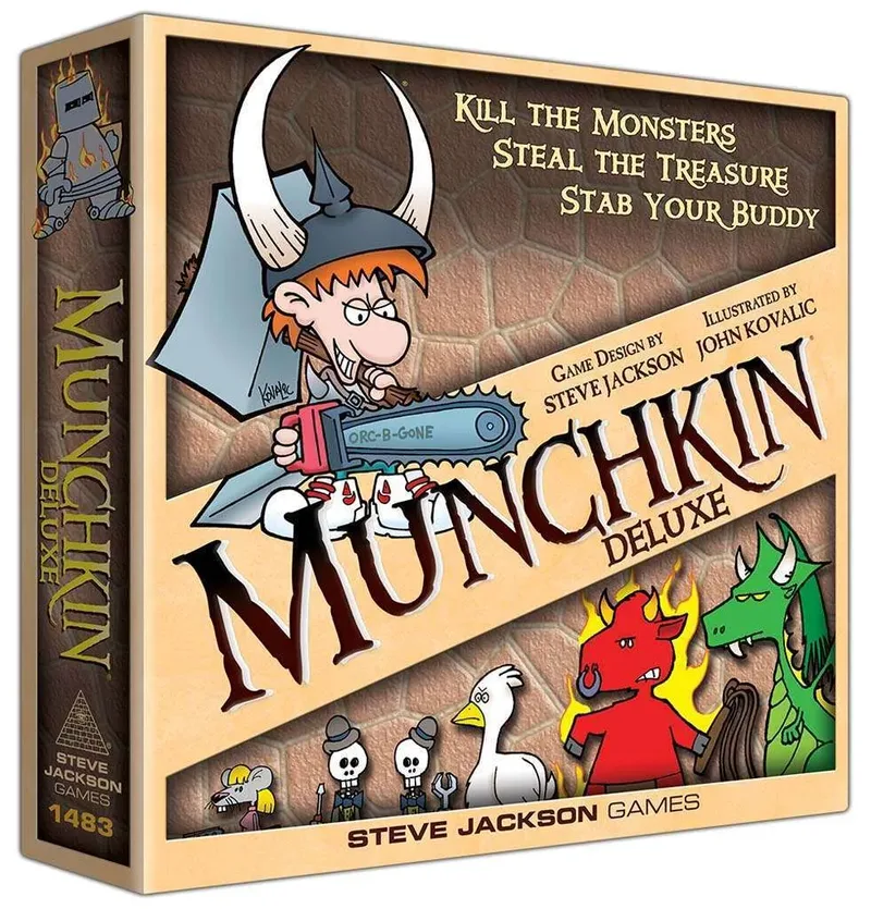 Munchkin Deluxe fra Steve Jackson Games – æske