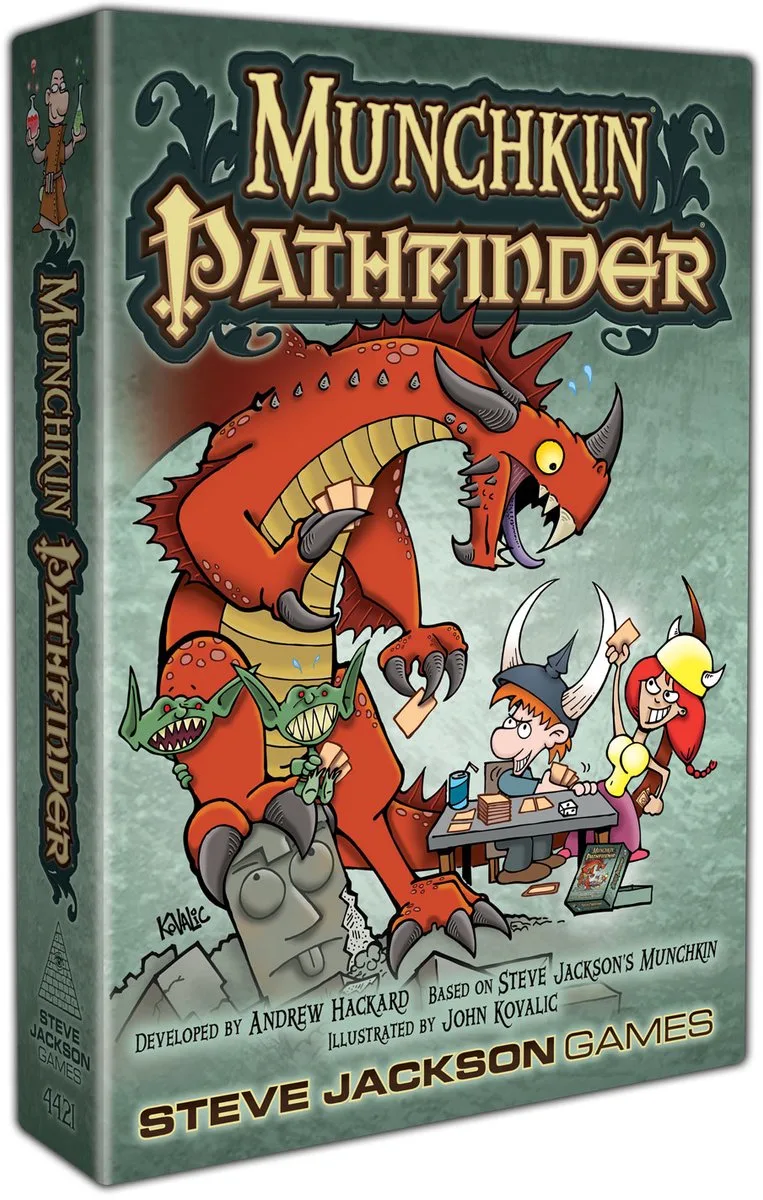 Munchkin Pathfinder de Steve Jackson Games – boîte