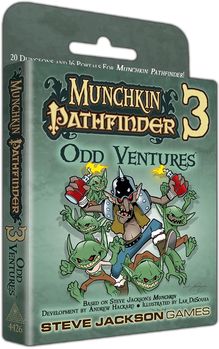 Munchkin Pathfinder 3 Odd Ventures - Kaartspel - Uitbreiding - Engelstalig - Steve Jackson Games von Steve Jackson Games – Schachtel