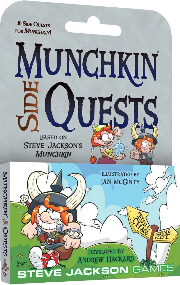 Munchkin: Side Quest - Uitbreiding - Kaartspel - Engels - Steve Jackson Games von Steve Jackson Games – Schachtel