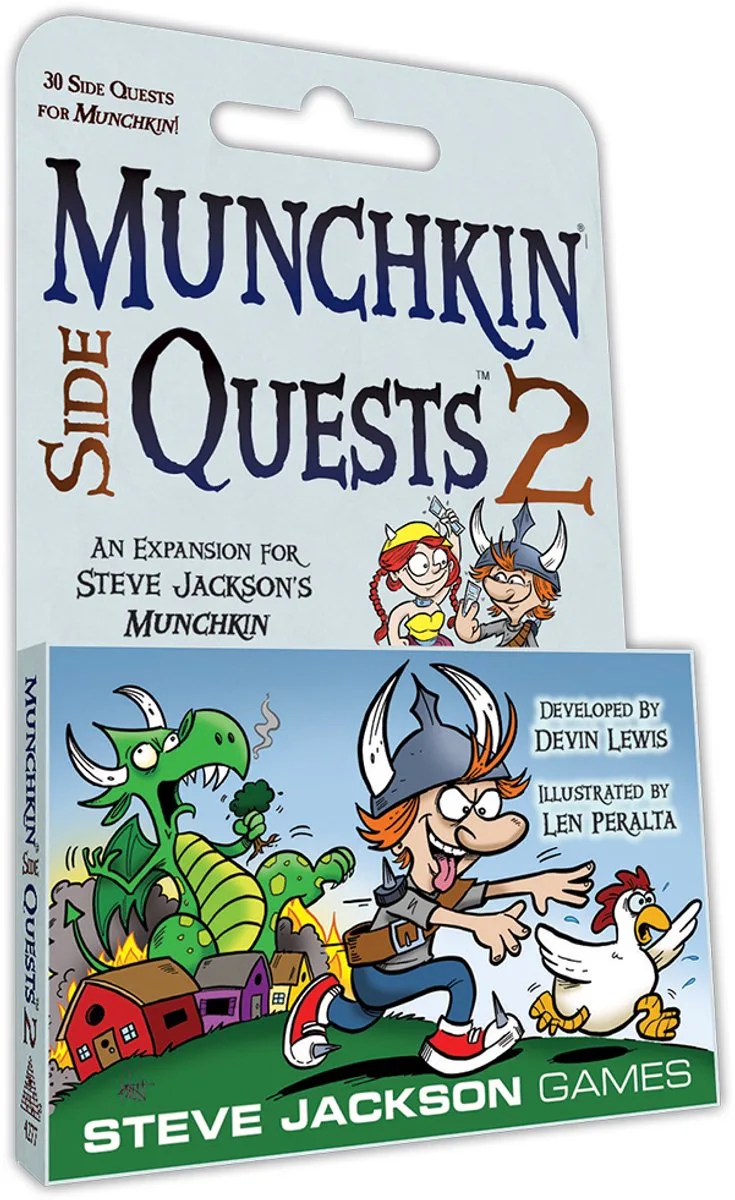 Munchkin Side Quests 2 - Uitbreiding - Engelstalig - Steve Jackson Games von Steve Jackson Games – Schachtel