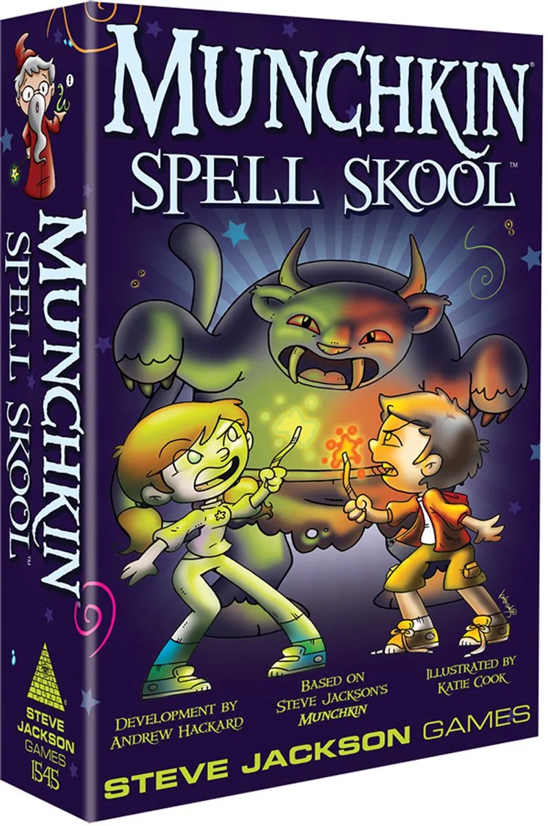 Munchkin Spell Skool - Kaartspel - Engelstalig - Steve Jackson Games von Steve Jackson Games – Schachtel