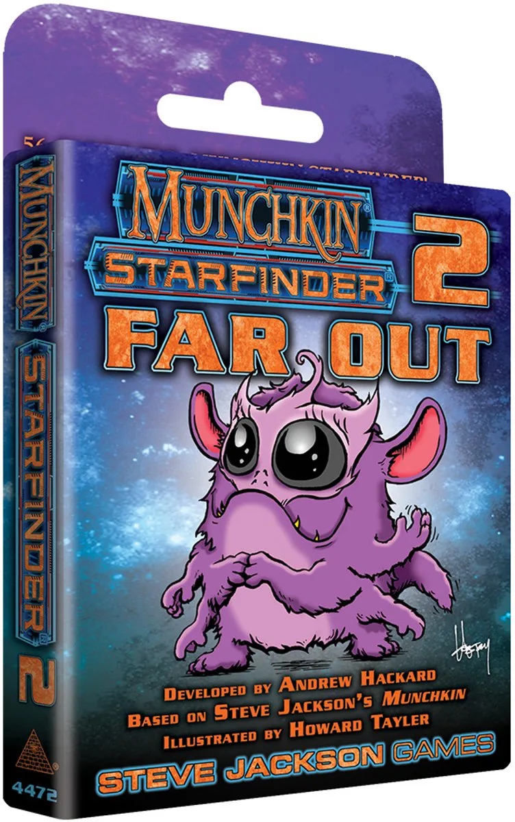 Munchkin Starfinder 2: Far Out - Uitbreiding - Engelstalig - Steve Jackson Games van Steve Jackson Games – doos