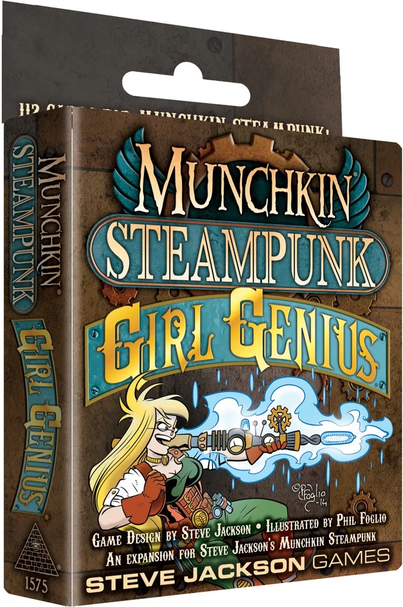 Munchkin Steampunk Girl Genius - Uitbreiding - Kaartspel - Engelstalig - Steve Jackson Games von Steve Jackson Games – Schachtel