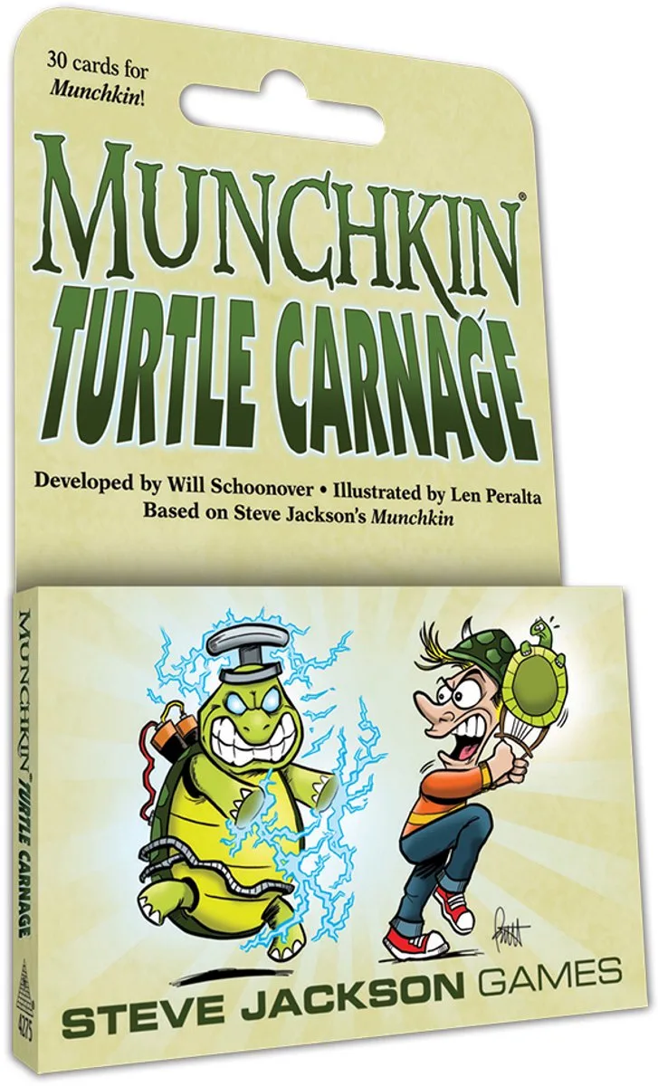 Munchkin: Turtle Carnage - Uitbreiding - Engelstalig - Steve Jackson Games van Steve Jackson Games – doos