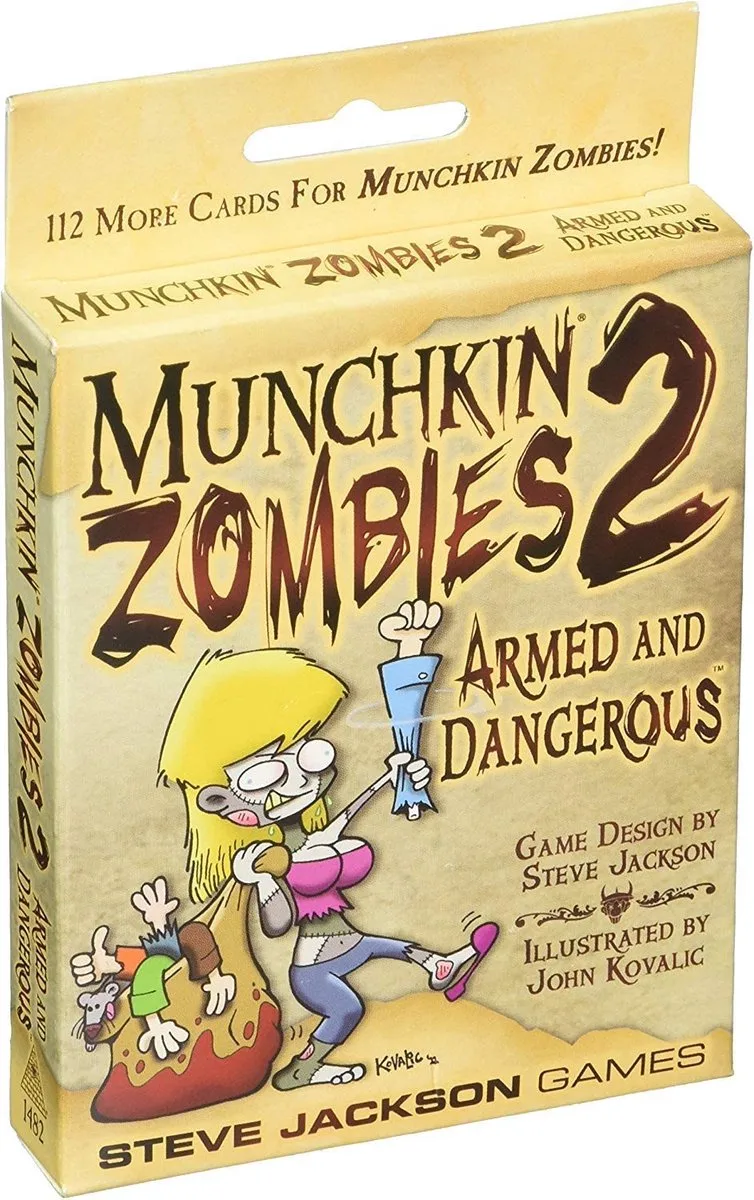 Munchkin Zombies 2: Armed and Dangerous von Steve Jackson Games – Schachtel
