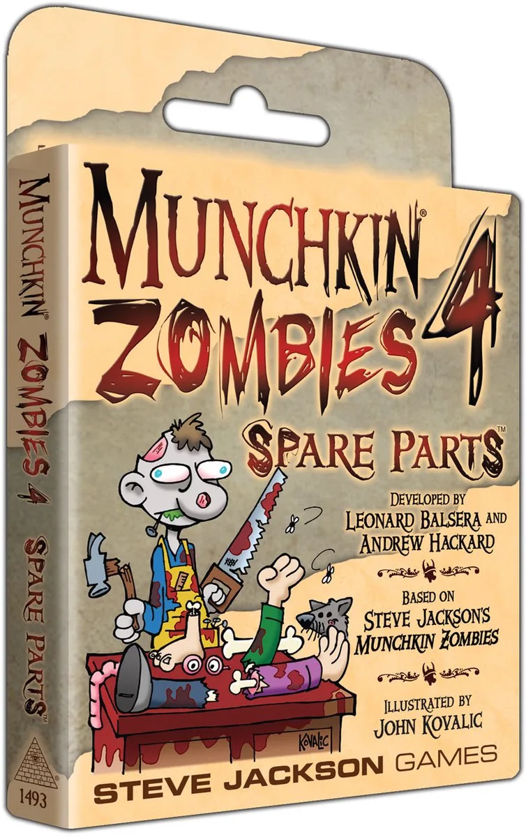 Munchkin Zombies 4 Spare Parts from Steve Jackson Games – box