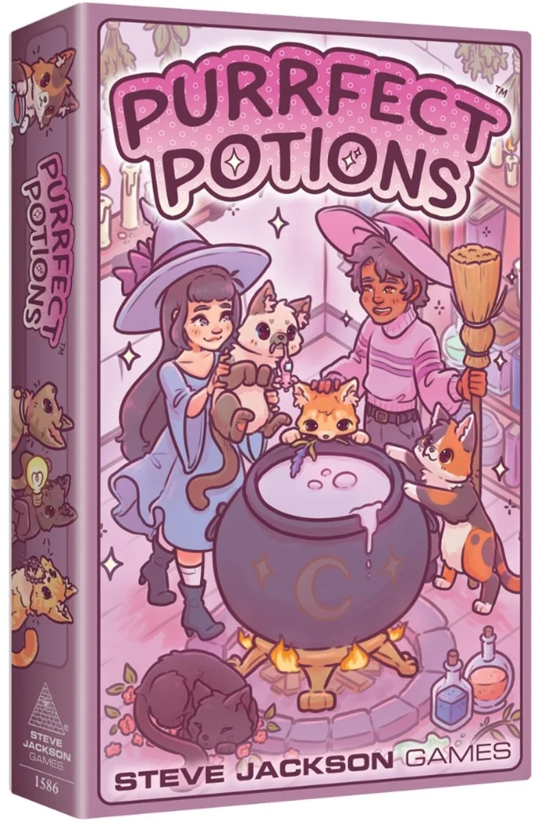 Purrfect Potions - Kaartspel - Engelstalig - Steve Jackson Games von Steve Jackson Games, Ausgabe Multicolor – Schachtel