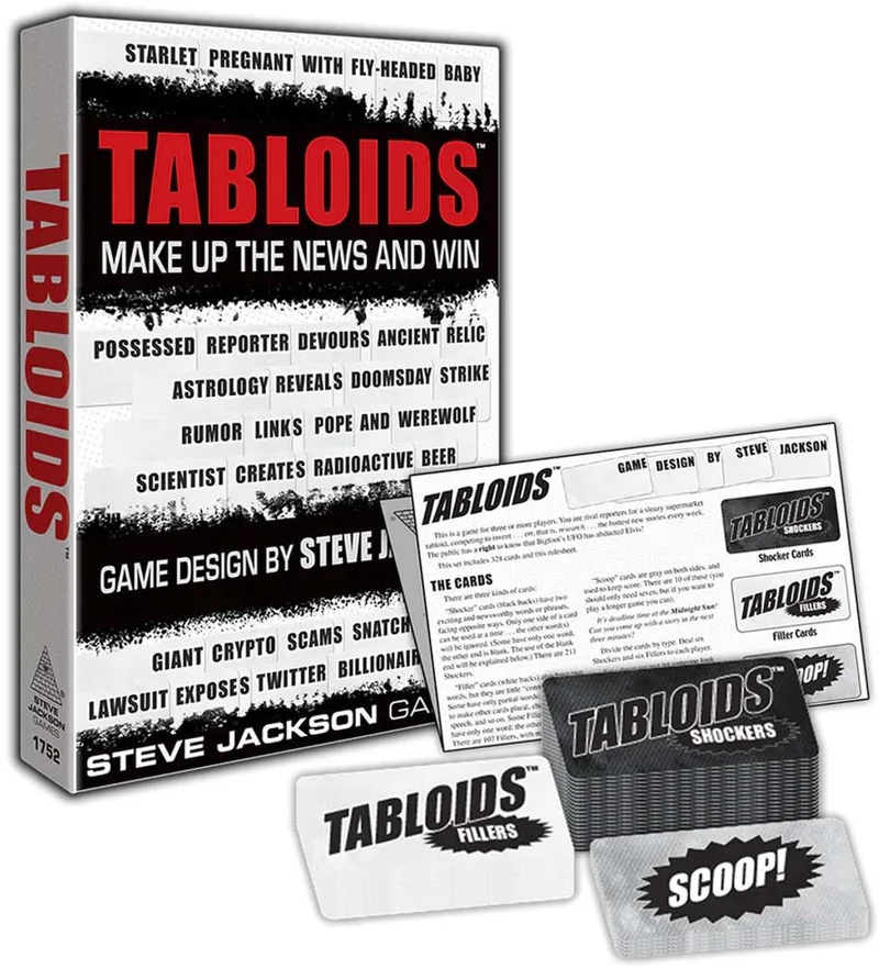 Tabloids - Partyspel - Kaartspel - Engelstalig - Steve Jackson Game von Steve Jackson Games – Schachtel