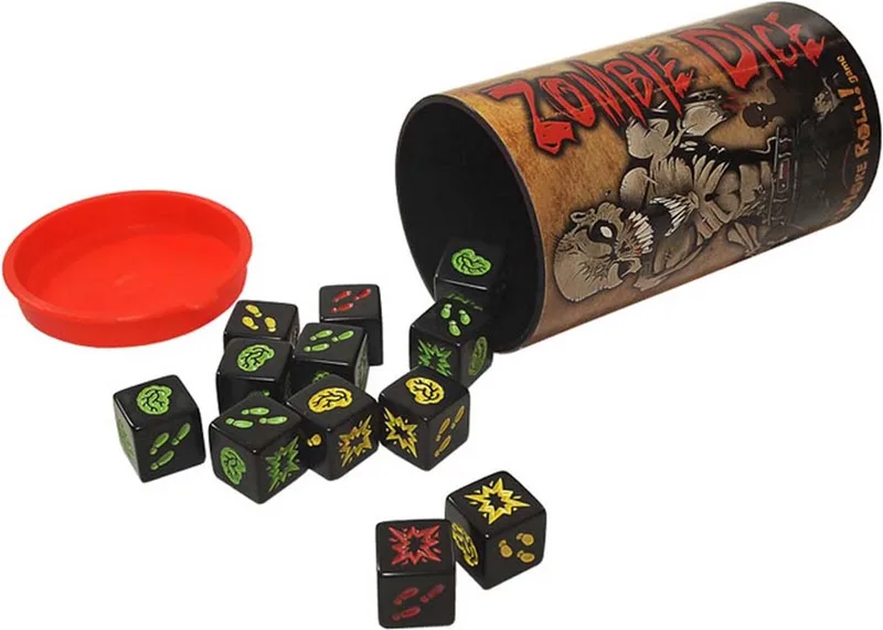 Zombie Dice - Dobbelspel - Partyspel - Push Your Luck - Steve Jackson Games van Steve Jackson Games, editie Multicolor – doos