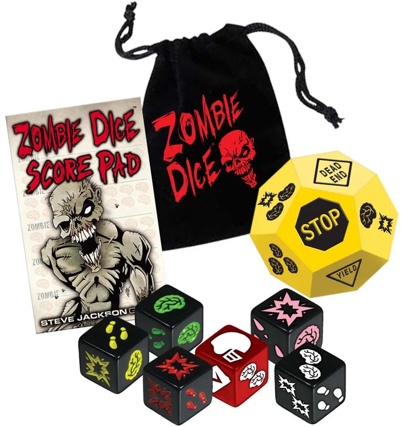 Zombie Dice Horde Edition - Dobbelspel - Engelstalig - Steve Jackson Games von Steve Jackson Games, Ausgabe Multicolor – Schachtel