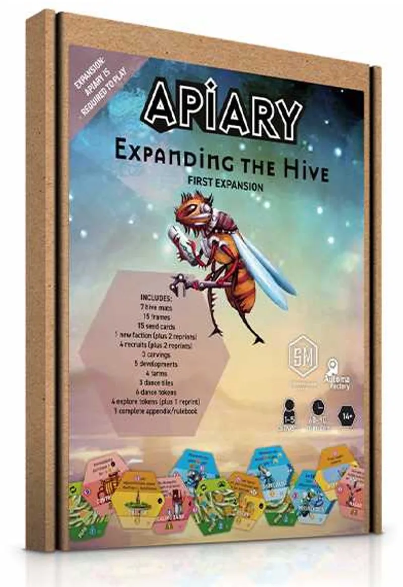 Apiary Expanding the Hive - Uitbreiding - Engelstalig Bordspel fra Stonemaier Games – æske
