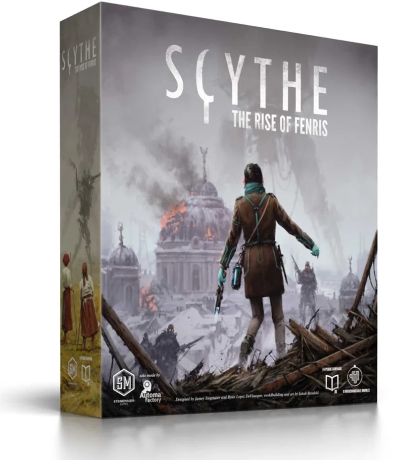 Scythe - Bordspel Uitbreiding - The Rise of Fenris - Engelstalig from Stonemaier Games – box