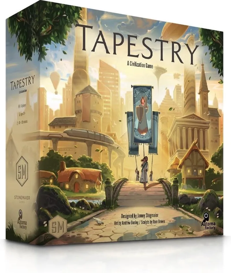 Tapestry - Engelstalig bordspel fra Stonemaier Games – æske