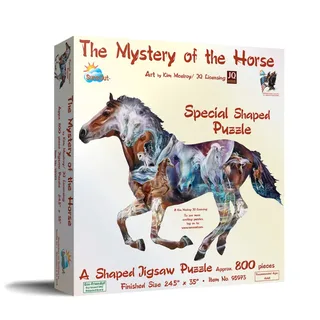 Legpuzzel - Contourpuzzel - 800 stukjes - The Mystery of the Horse -Sunsout from SunsOut, Multicolour edition – box 2 of 2
