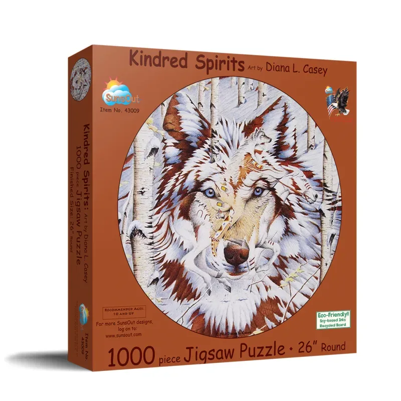 puzzel Diana Casey - Kindred Spirits - 1000 stukjes dieren. de SunsOut, édition Rouge – boîte 2 sur 2