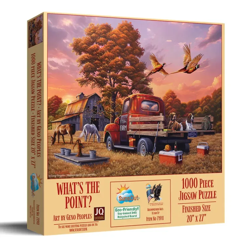 Puzzle À Quoi Bon? - 1000 pièces de SunsOut – boîte 2 sur 2