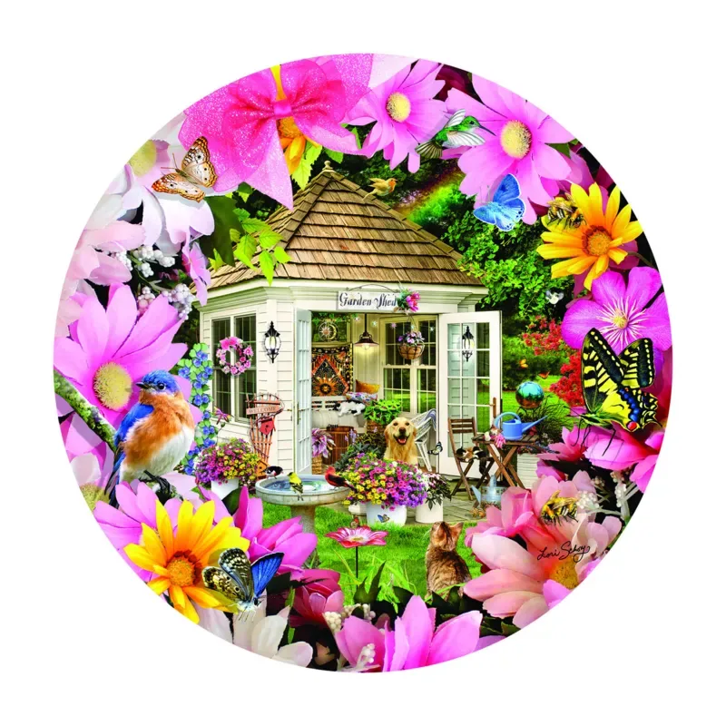 Puzzle Abri de Jardin en Fleur - 500 à 999 pièces från SunsOut – kartong