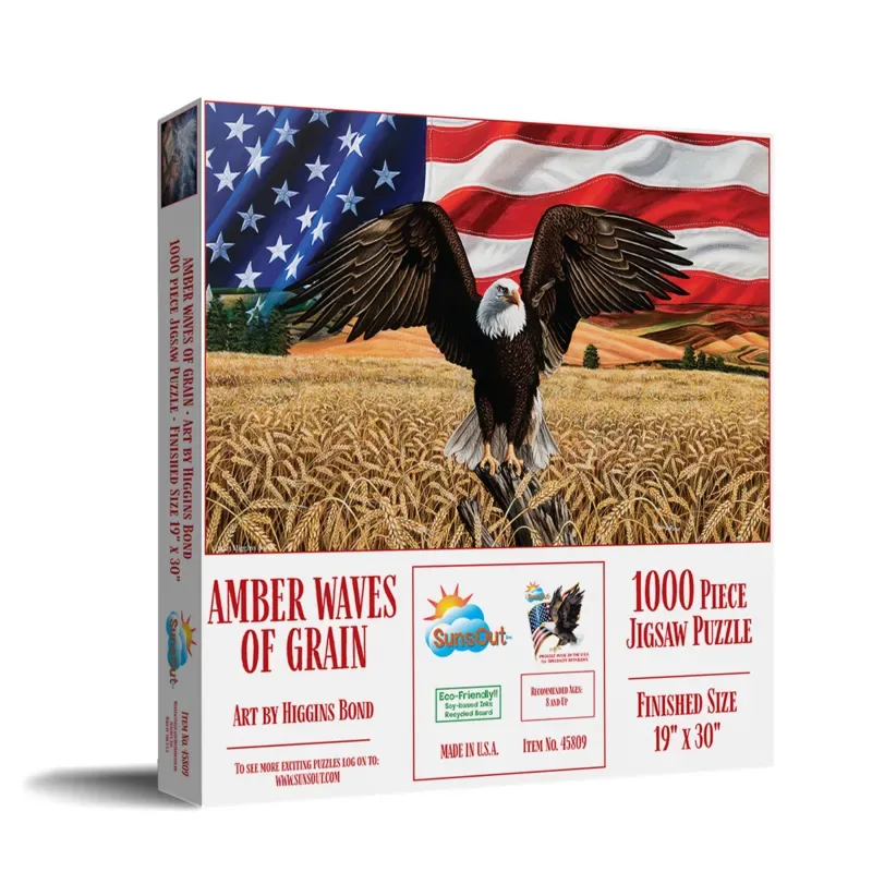Puzzle Amber Waves of Grain - 1000 pièces de SunsOut – boîte 2 sur 2