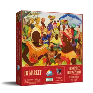 Puzzle Au Marché - 1000 pièces from SunsOut – box 2 of 2