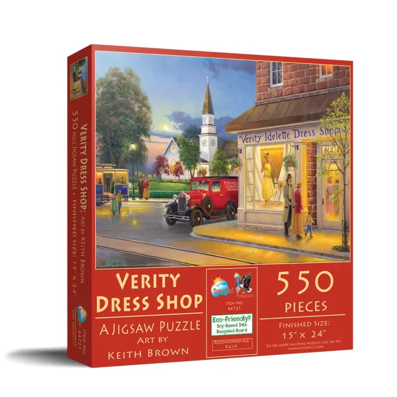 Puzzle Boutique de Vêtements Verity - 500 à 999 pièces from SunsOut – box 2 of 2