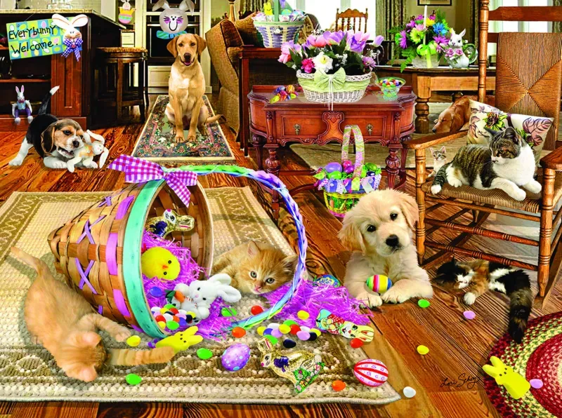 Puzzle Chaos de Pâques - 1000 pièces from SunsOut – box