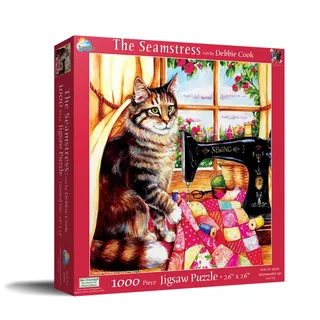 Puzzle Debbie Cook - The Seamstress - 1000 pièces de SunsOut – boîte 2 sur 2