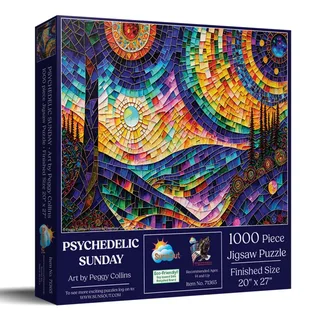 Puzzle Dimanche Psychédélique - 1000 pièces from SunsOut – box 2 of 2